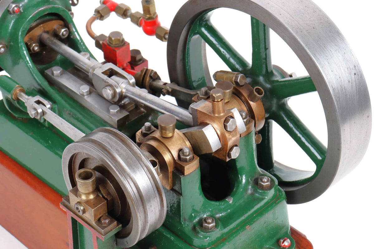 Stuart No.9 horizontal mill engine with boiler feed pump