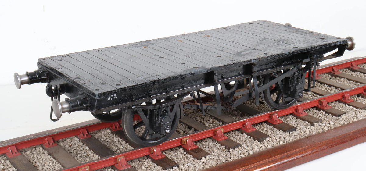 5 inch gauge GWR plank wagon