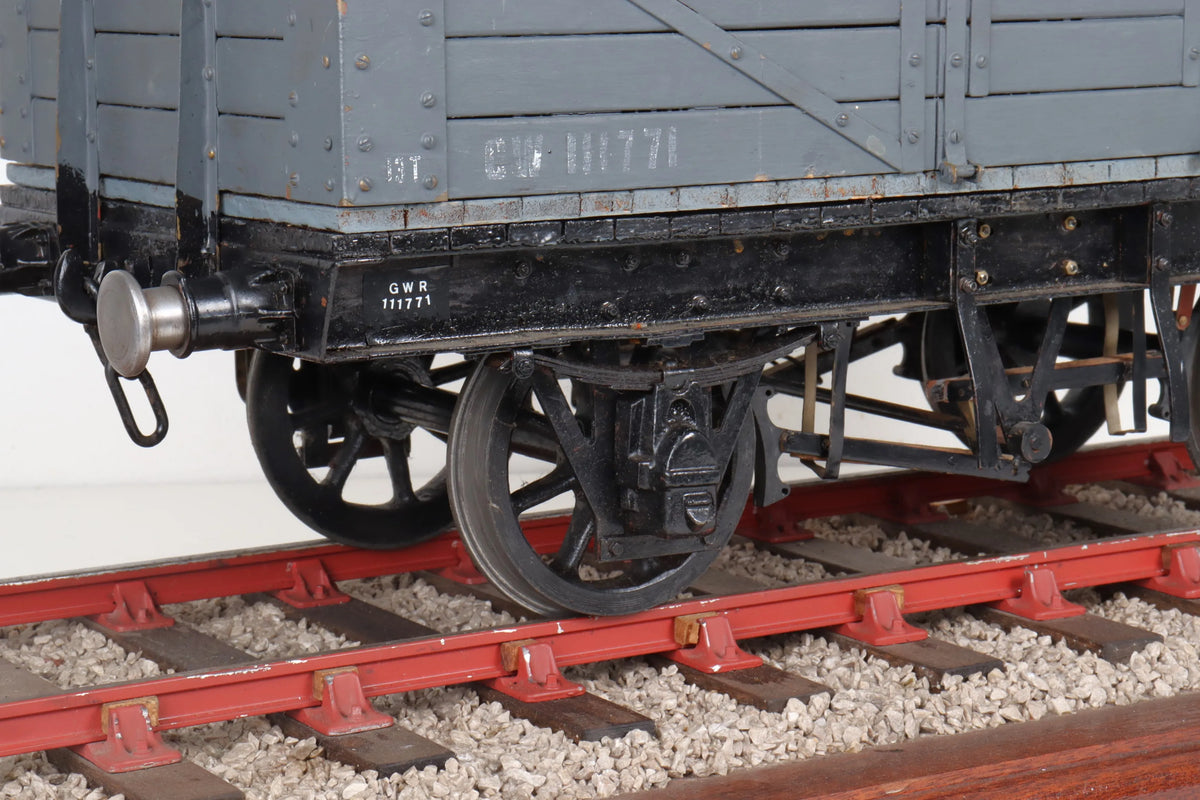 5 inch gauge GWR plank wagon