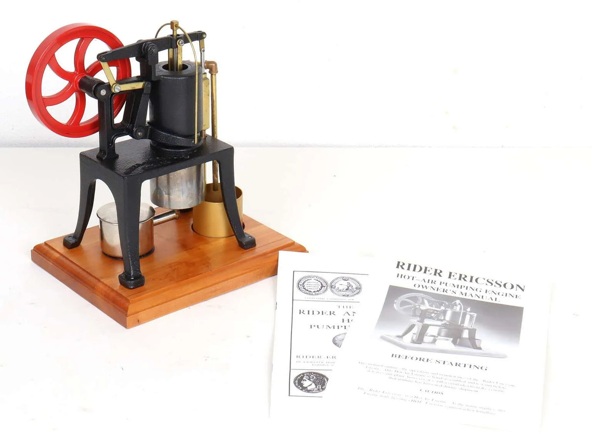 PM Research Rider Ericsson hot air engine