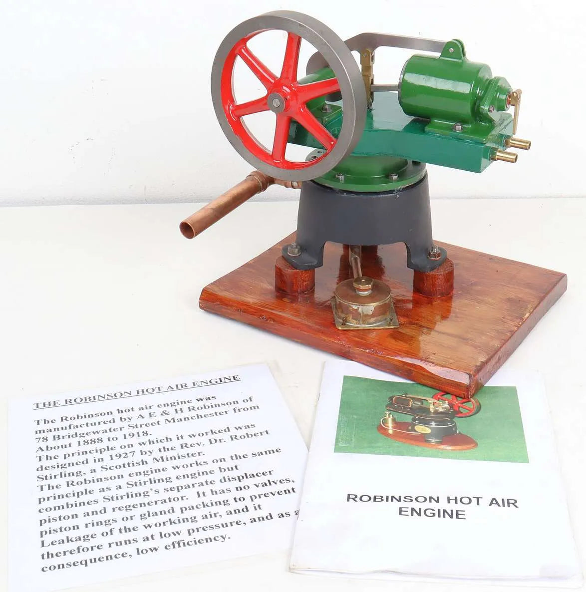 Robinson hot air engine