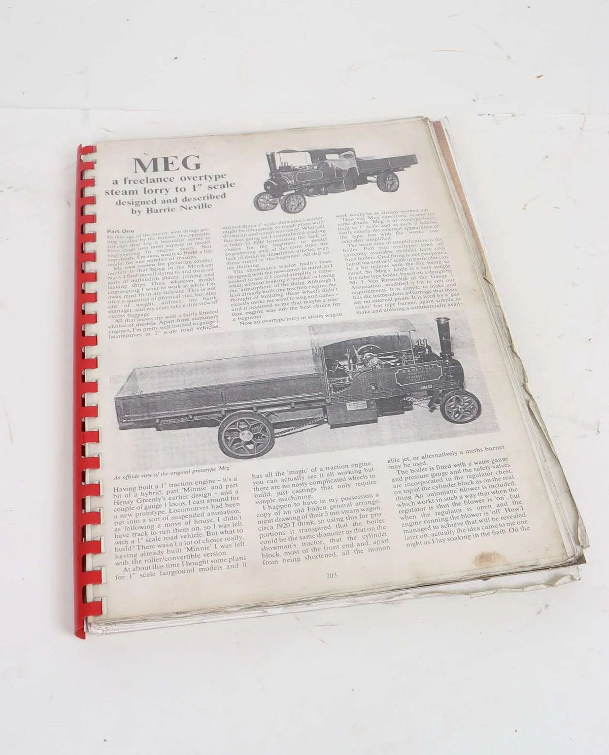 1 inch scale Foden wagon