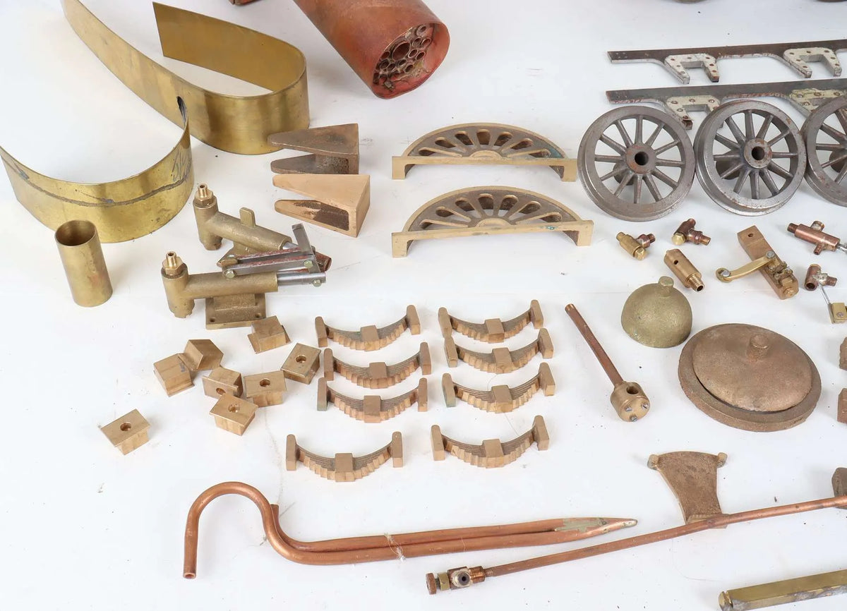 3 1/2 inch gauge "Jenny Lind" chassis, boiler & castings