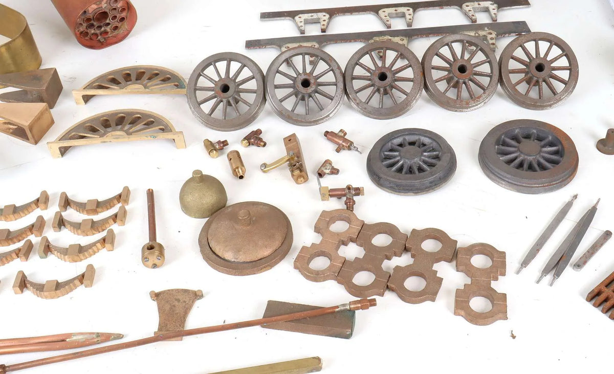 3 1/2 inch gauge "Jenny Lind" chassis, boiler & castings