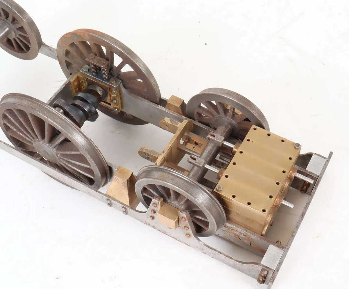 3 1/2 inch gauge "Jenny Lind" chassis, boiler & castings