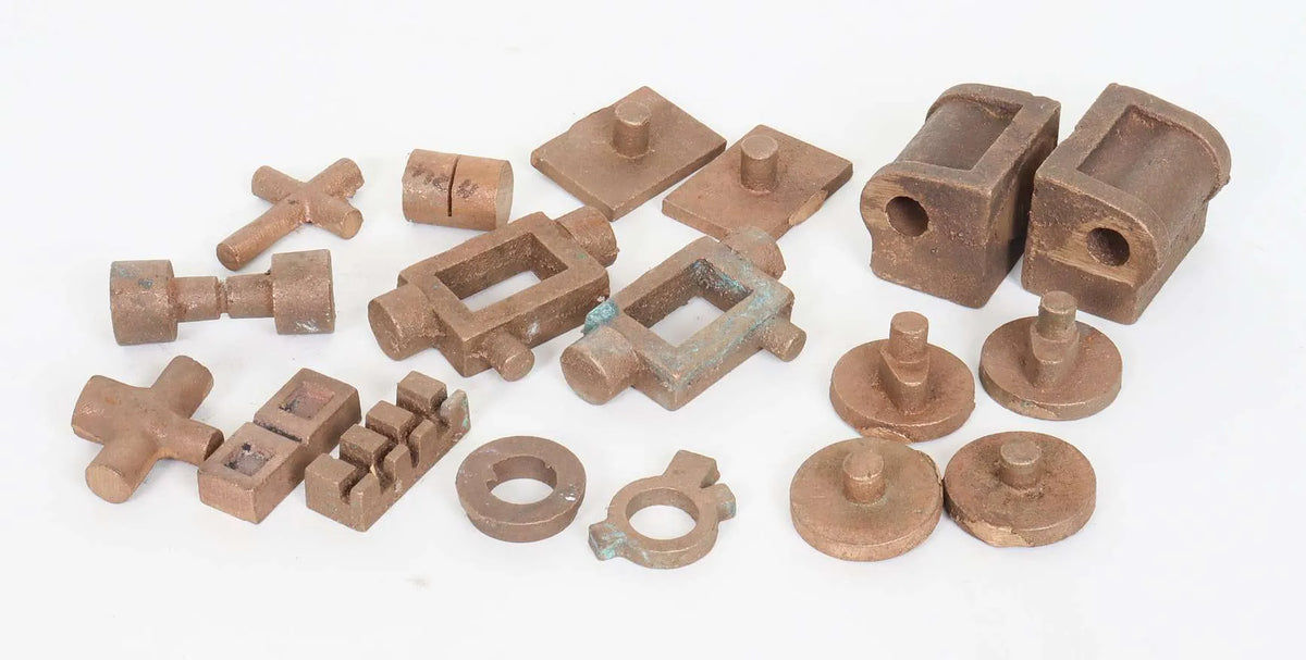 3 1/2 inch gauge "Tich" gunmetal cylinder casting set