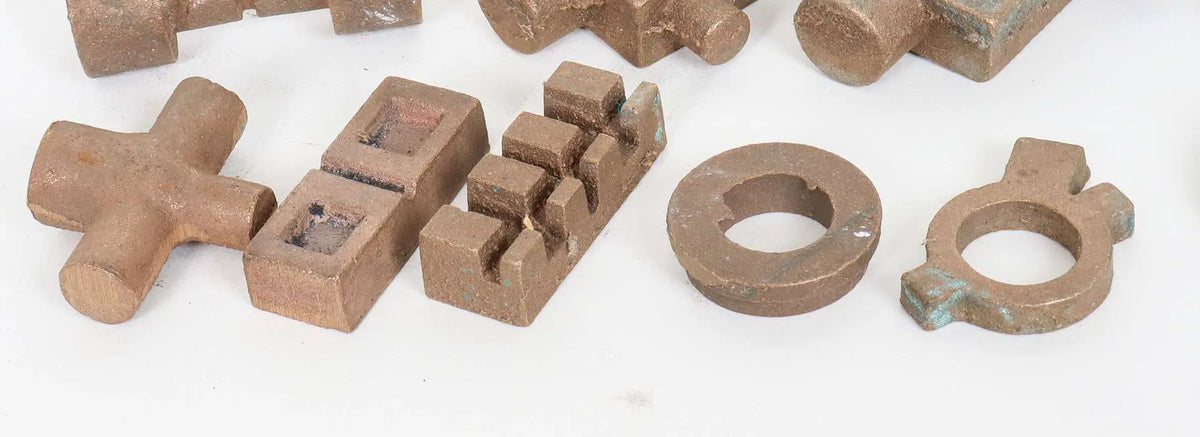 3 1/2 inch gauge "Tich" gunmetal cylinder casting set