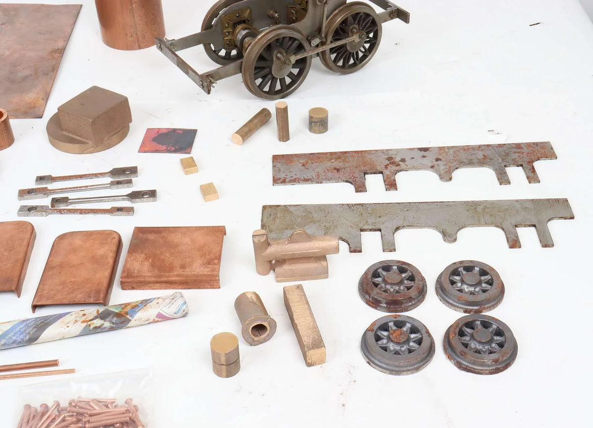 3 1/2 inch gauge "Canterbury Lamb" chassis, castings & boiler material