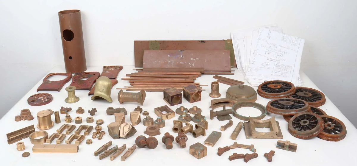 5 inch gauge GWR 14XX "Didcot" castings, boiler material, drawings