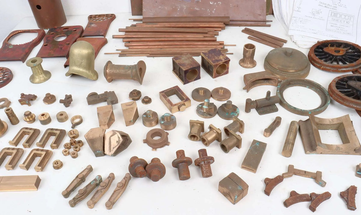 5 inch gauge GWR 14XX "Didcot" castings, boiler material, drawings