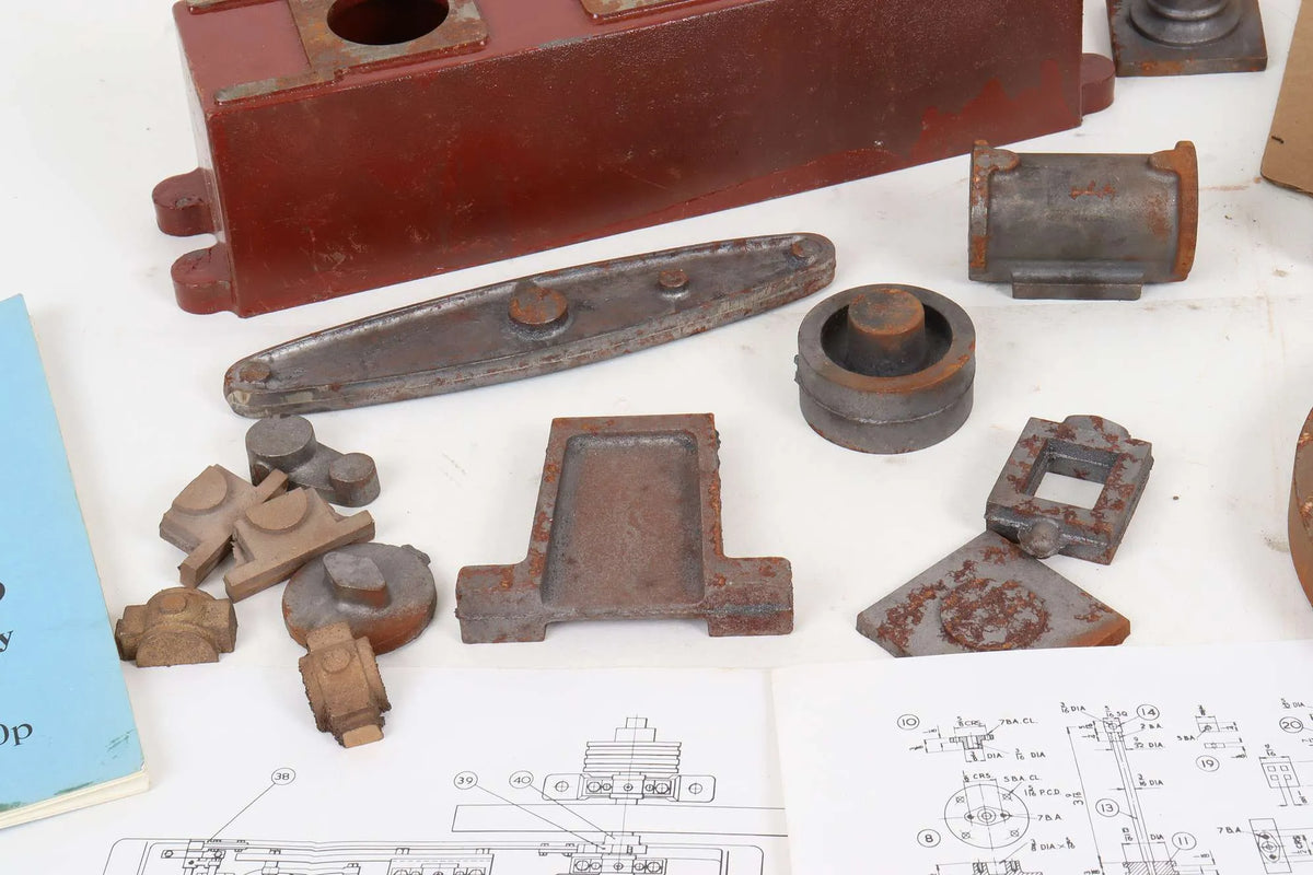 Stuart beam engine castings