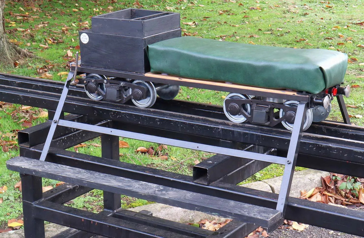 5 inch raised level braked bogie driving truck