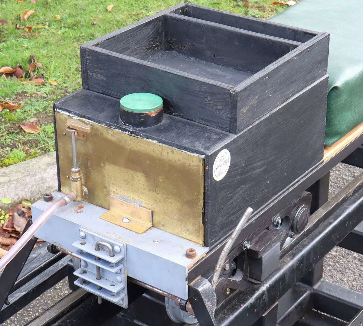 5 inch raised level braked bogie driving truck