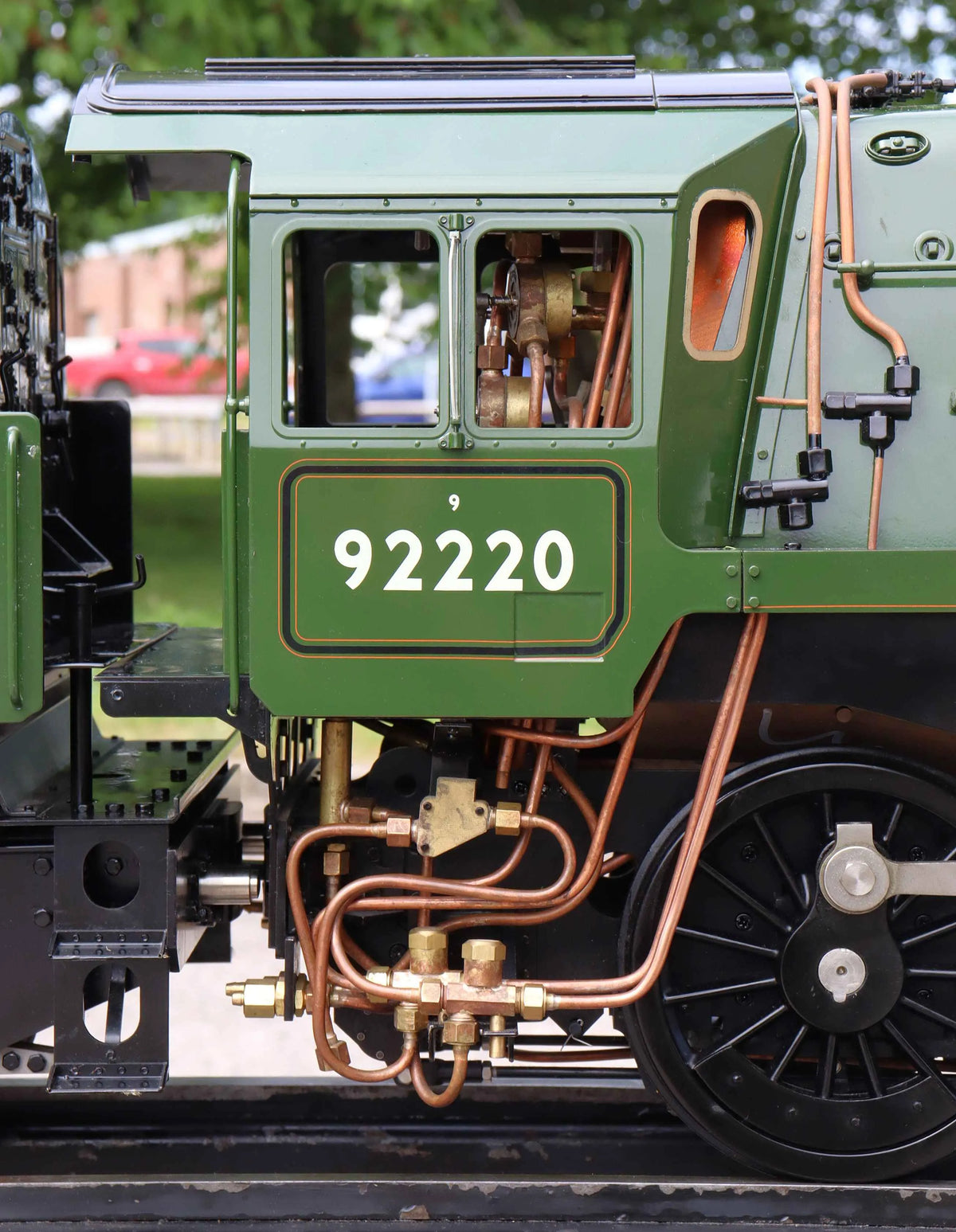 New, unsteamed 5 inch gauge BR 9F 2-10-0 "Evening Star"