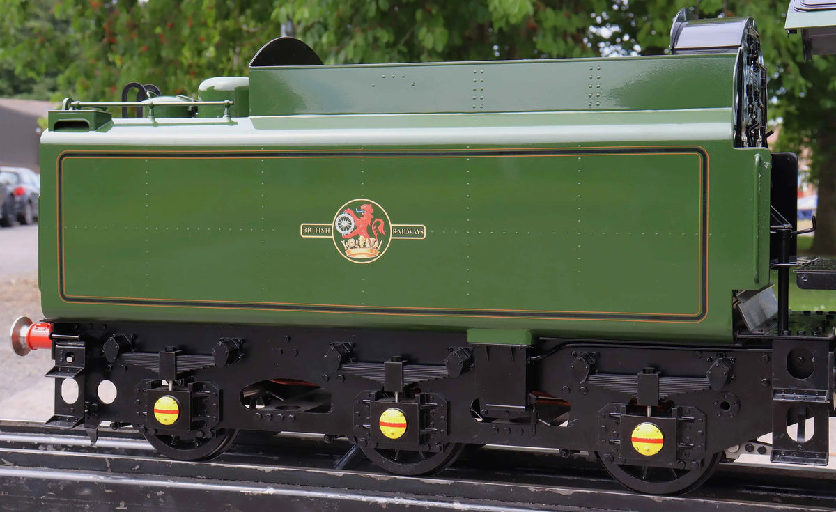 New, unsteamed 5 inch gauge BR 9F 2-10-0 "Evening Star"