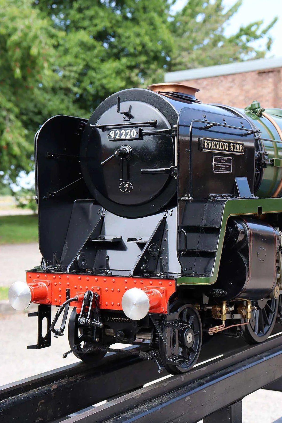 New, unsteamed 5 inch gauge BR 9F 2-10-0 "Evening Star"