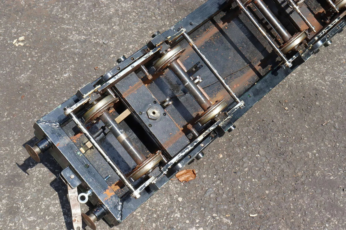 5 inch gauge bogie braked driving truck