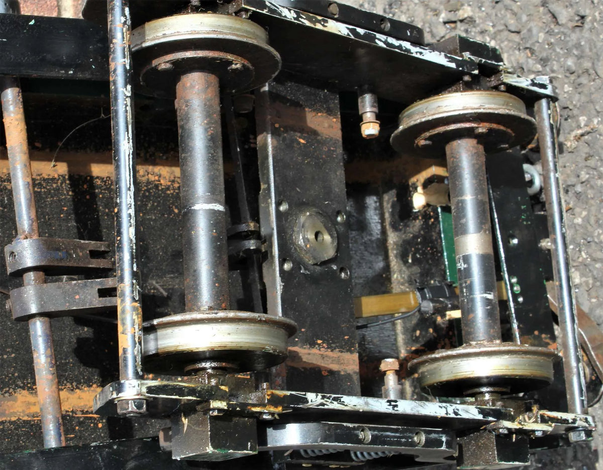 5 inch gauge bogie braked driving truck