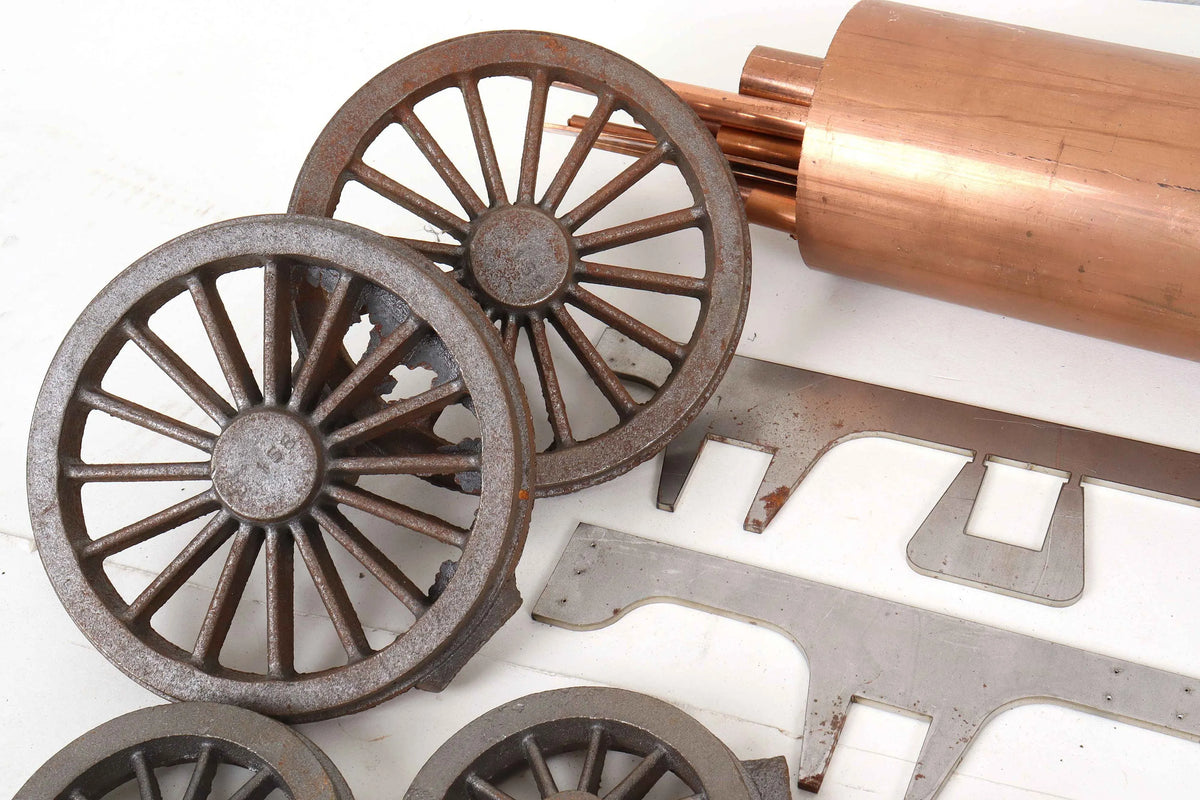 3 1/2 inch gauge "Jenny Lind" frames, castings, boiler kit