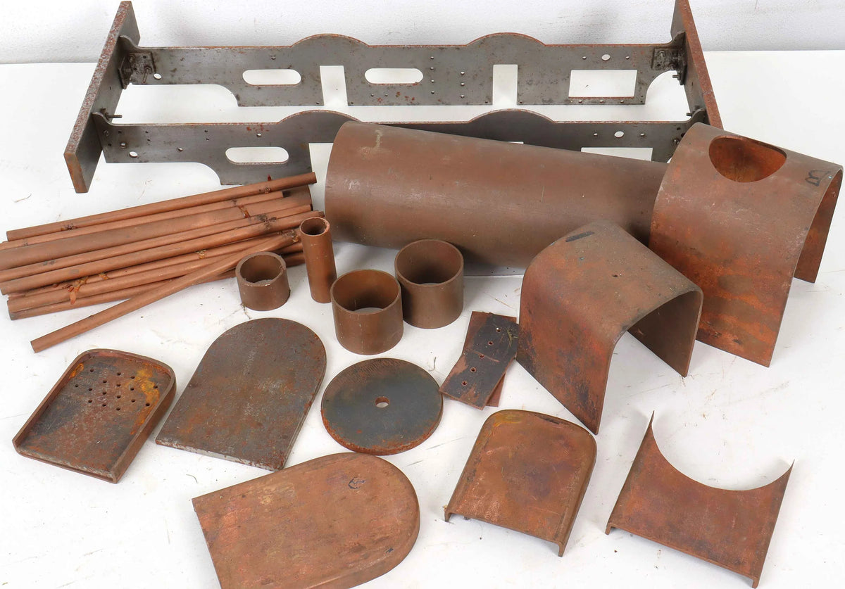 5 inch gauge Neilson 0-4-0ST frames and flanged boiler parts