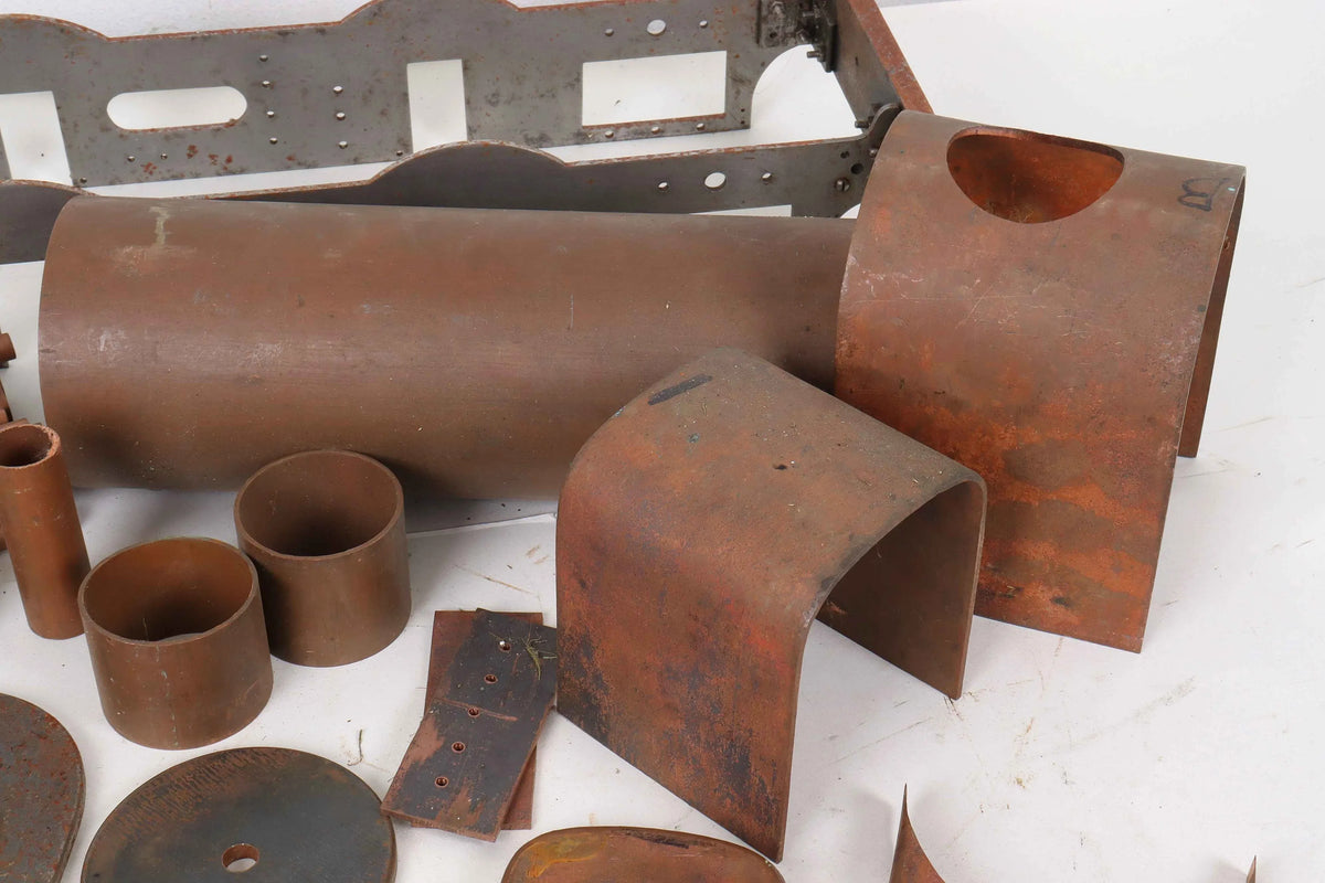 5 inch gauge Neilson 0-4-0ST frames and flanged boiler parts
