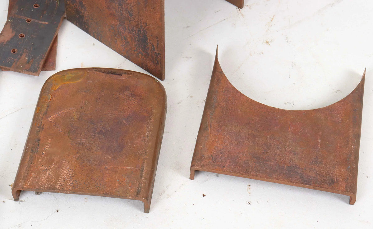 5 inch gauge Neilson 0-4-0ST frames and flanged boiler parts