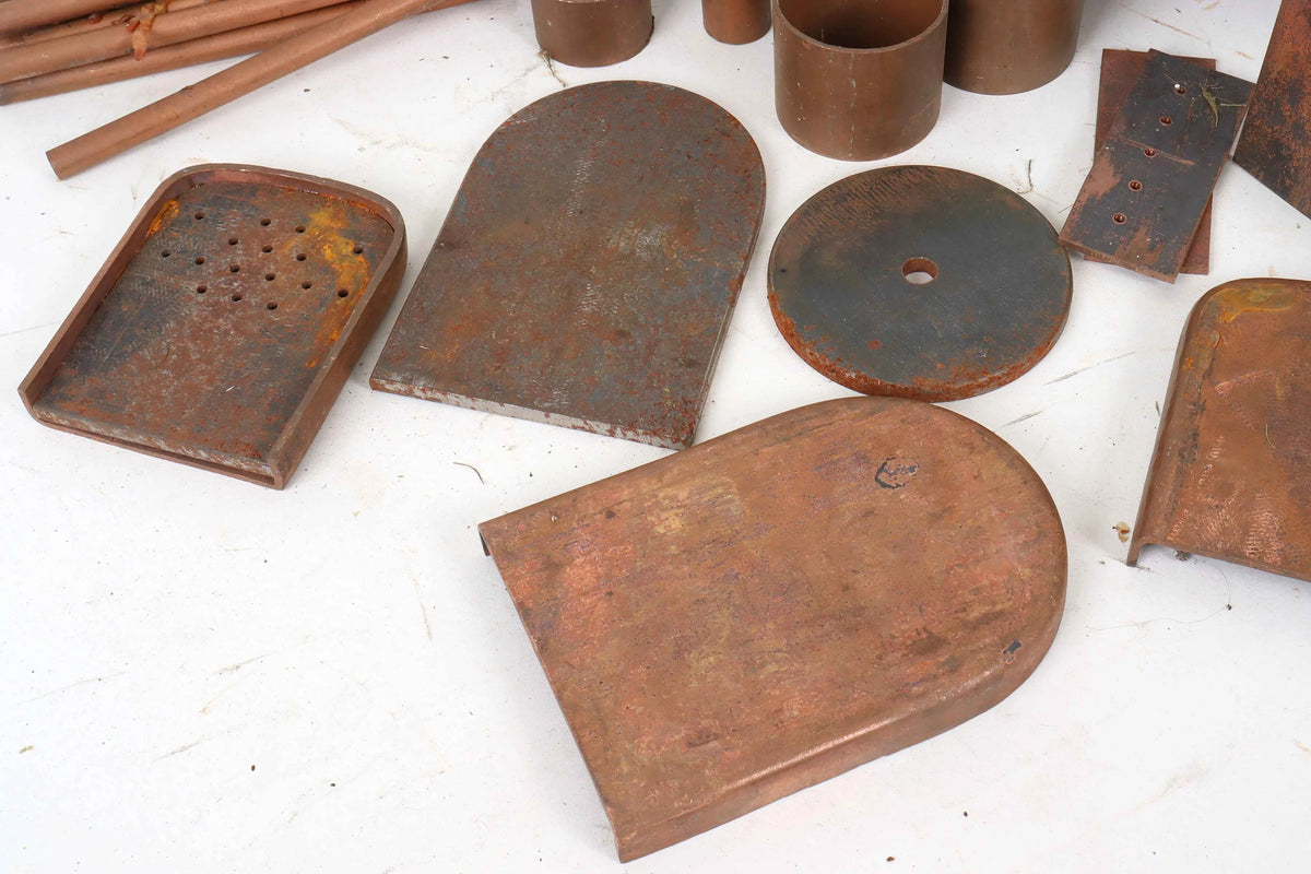 5 inch gauge Neilson 0-4-0ST frames and flanged boiler parts