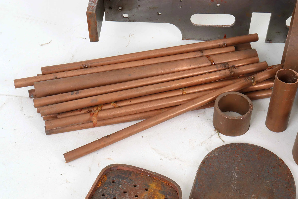 5 inch gauge Neilson 0-4-0ST frames and flanged boiler parts
