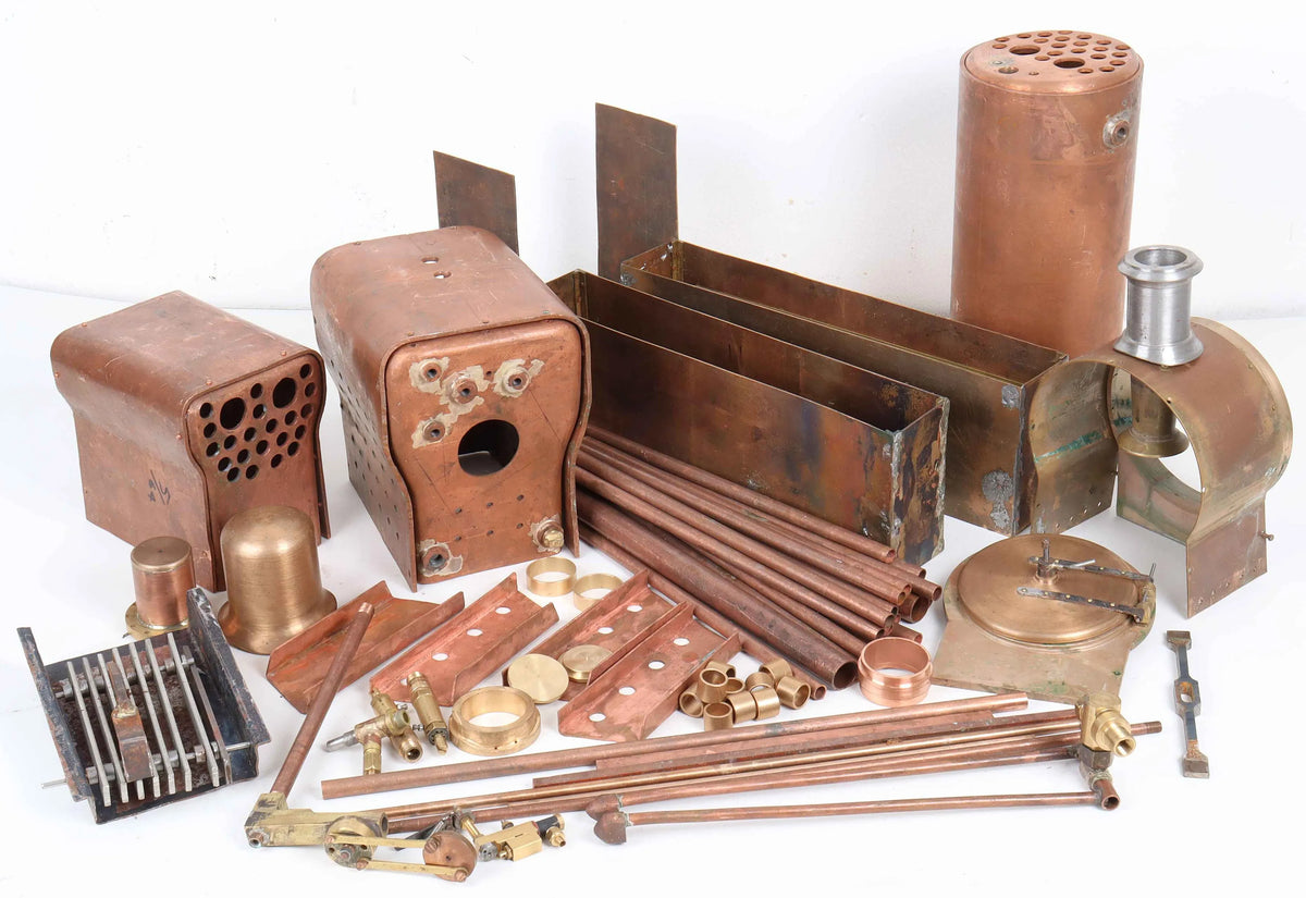 Quantity boiler material, flanged plates, fittings