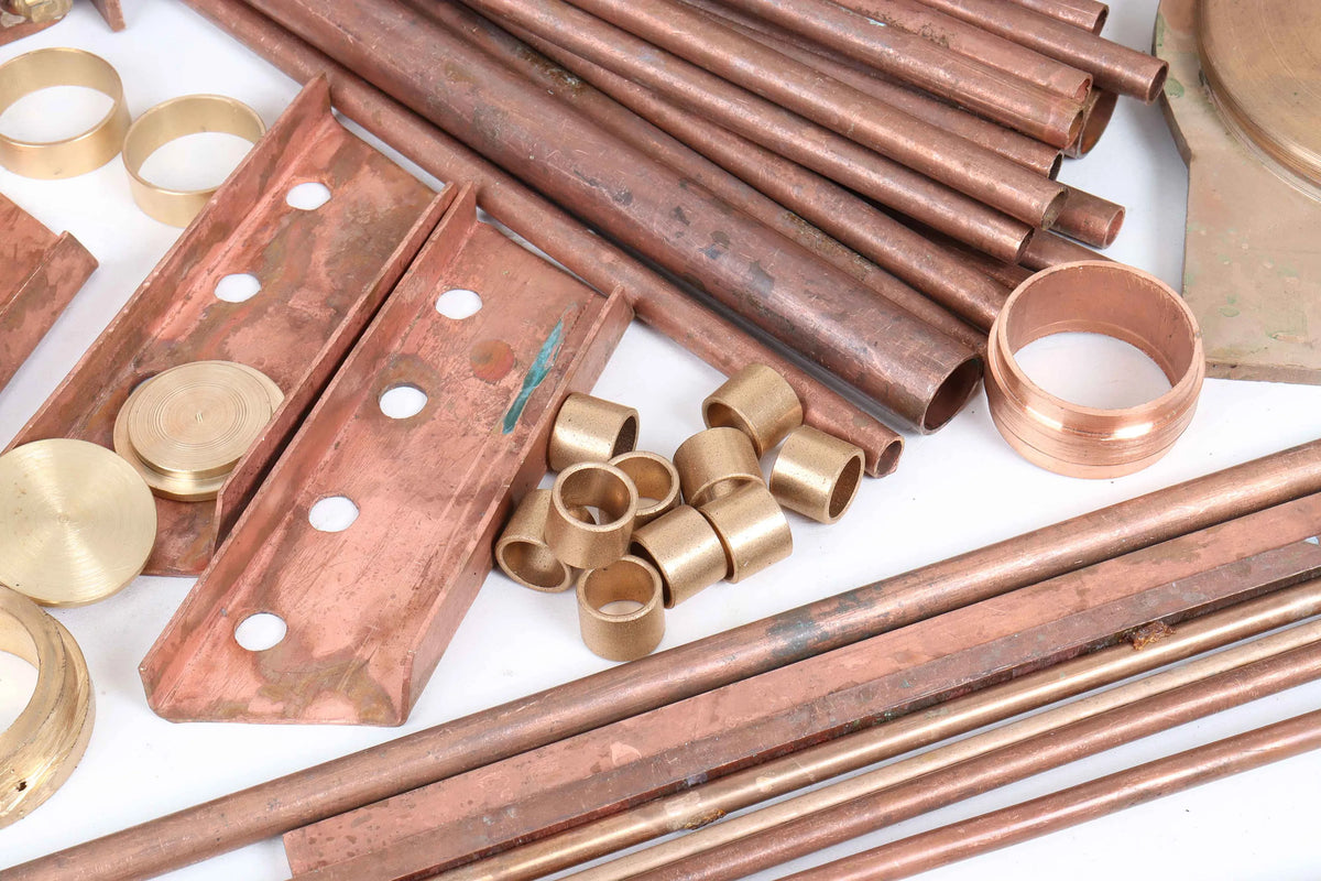 Quantity boiler material, flanged plates, fittings