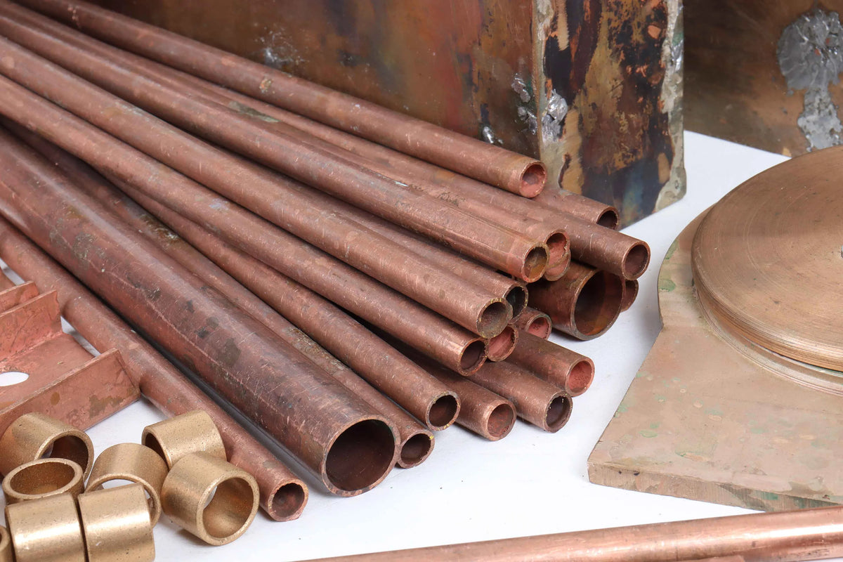 Quantity boiler material, flanged plates, fittings