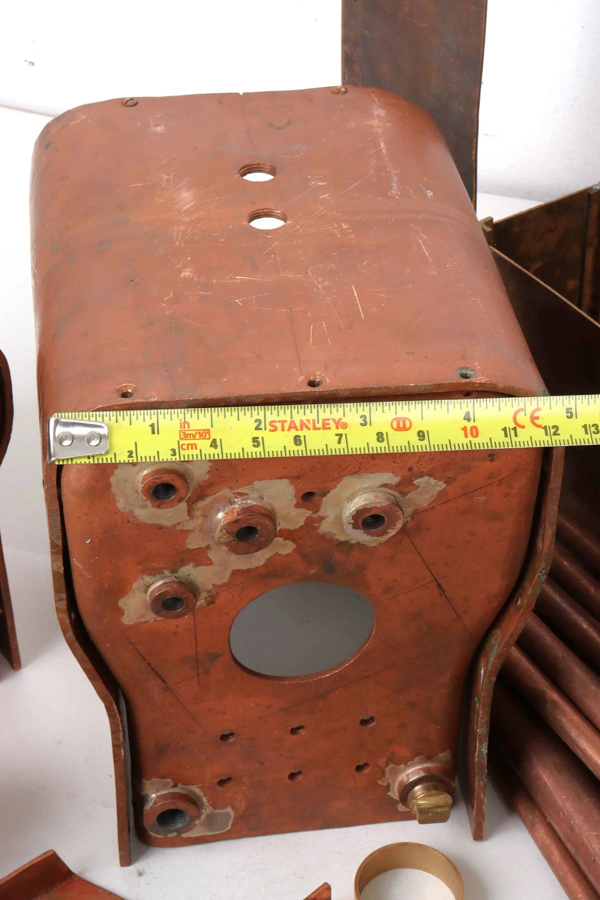 Quantity boiler material, flanged plates, fittings
