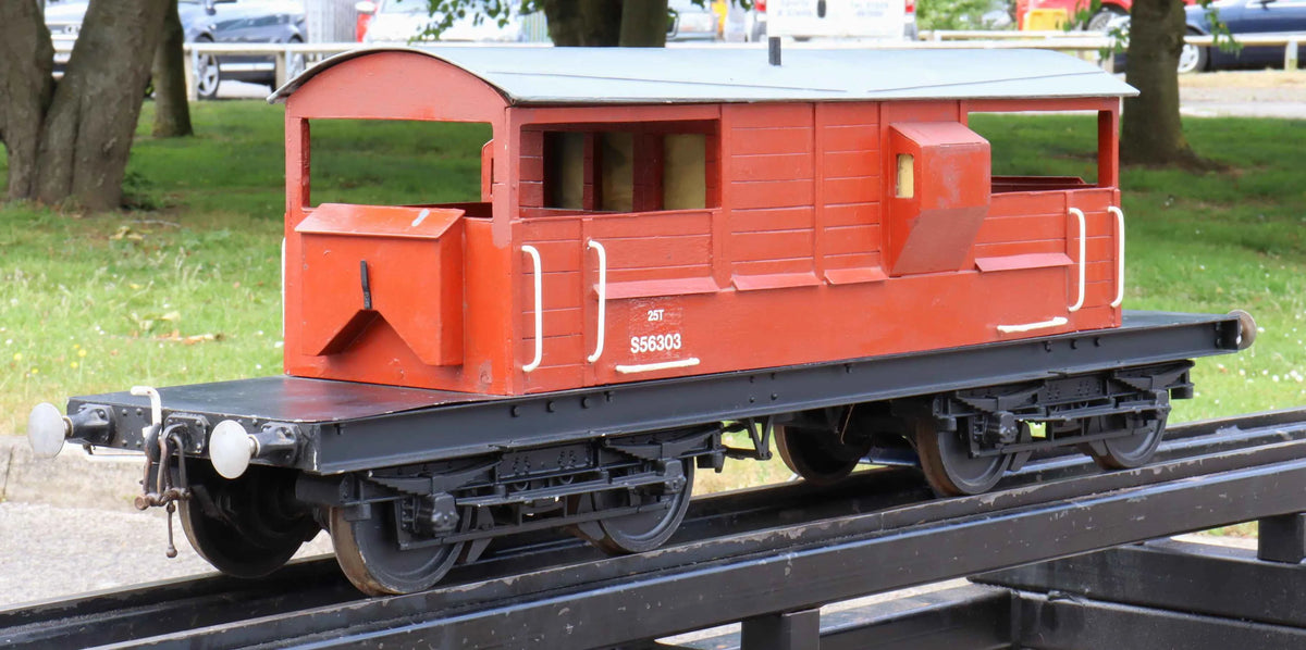 5 inch gauge 25T bogie brake van