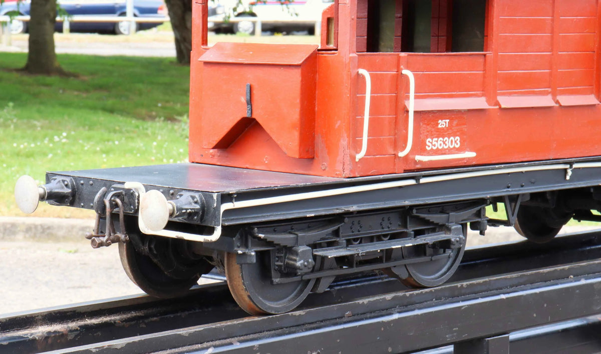 5 inch gauge 25T bogie brake van