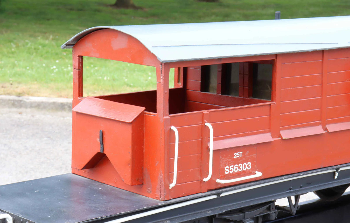 5 inch gauge 25T bogie brake van