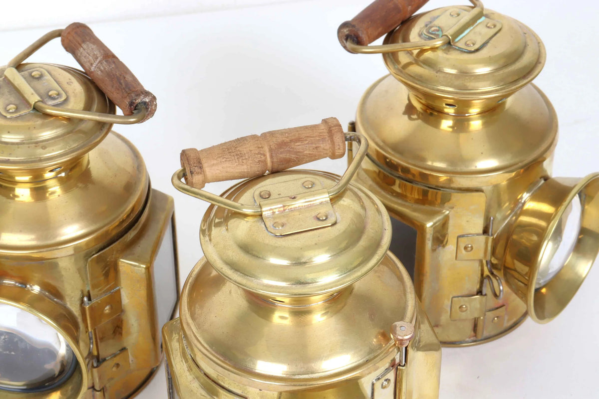 Set of 4 inch scale traction engine lamps