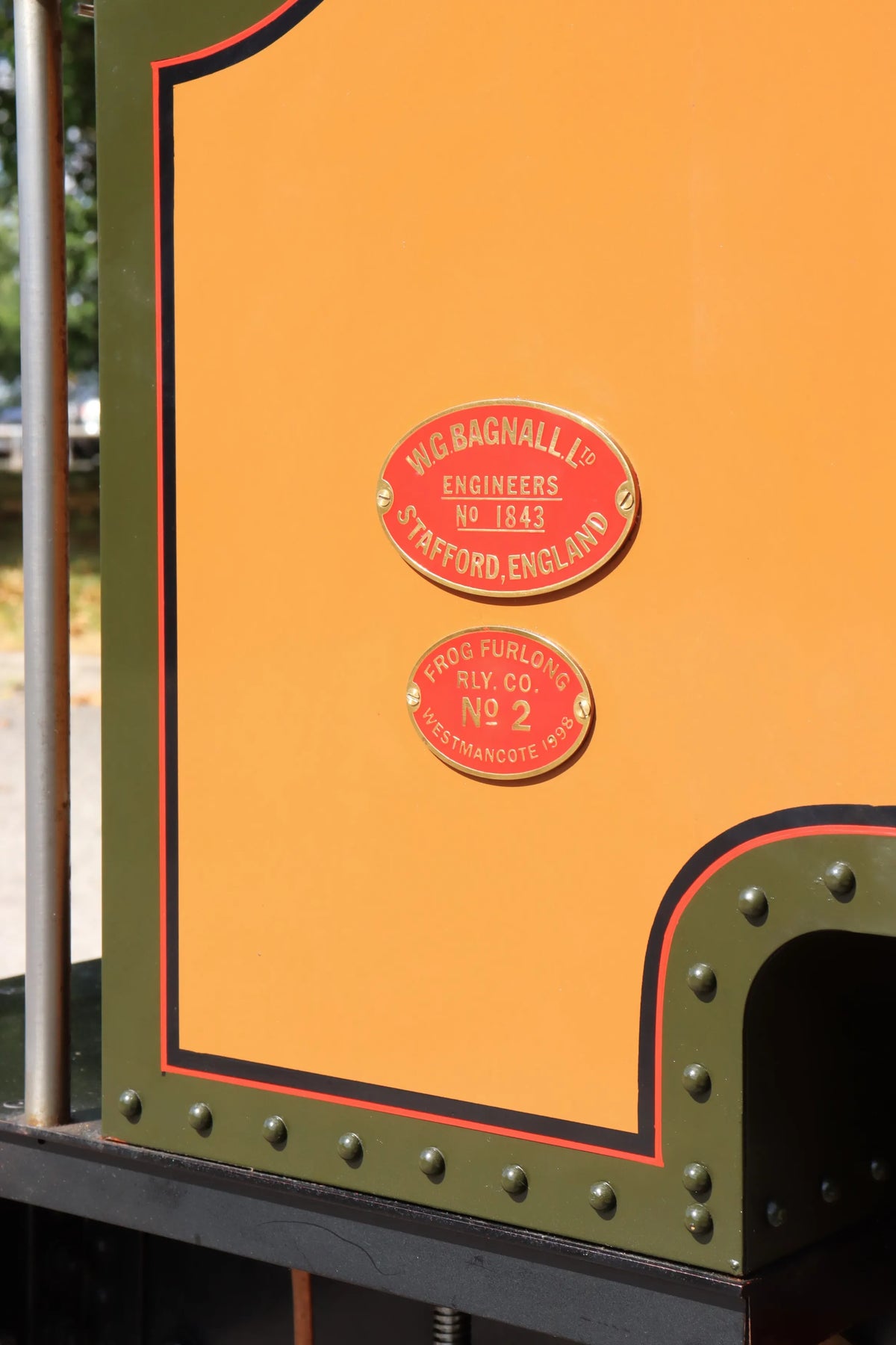 7 1/4 inch gauge 4 inch scale Bagnall 0-4-0ST