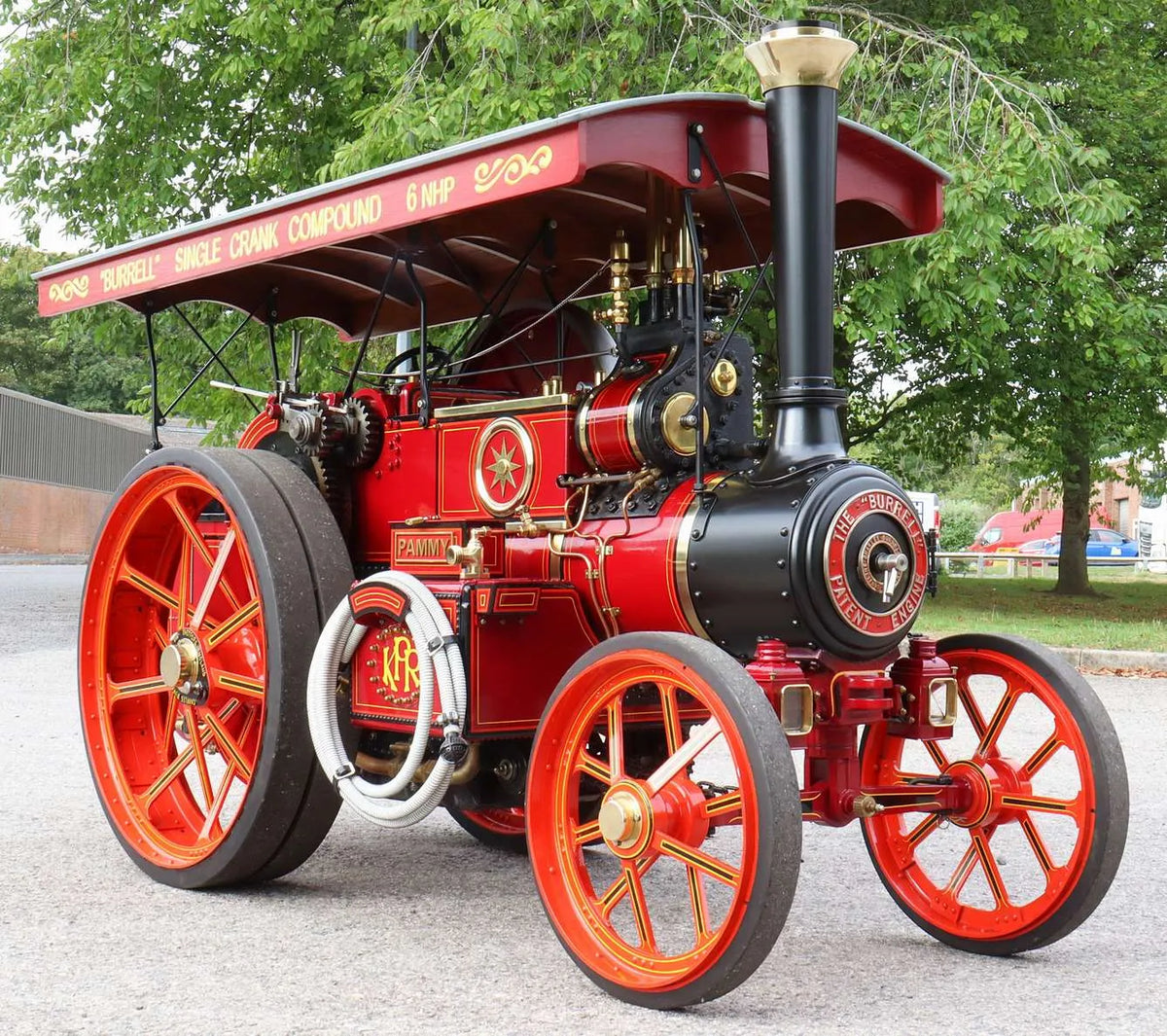 4 inch scale Burrell 6nhp SCC traction engine
