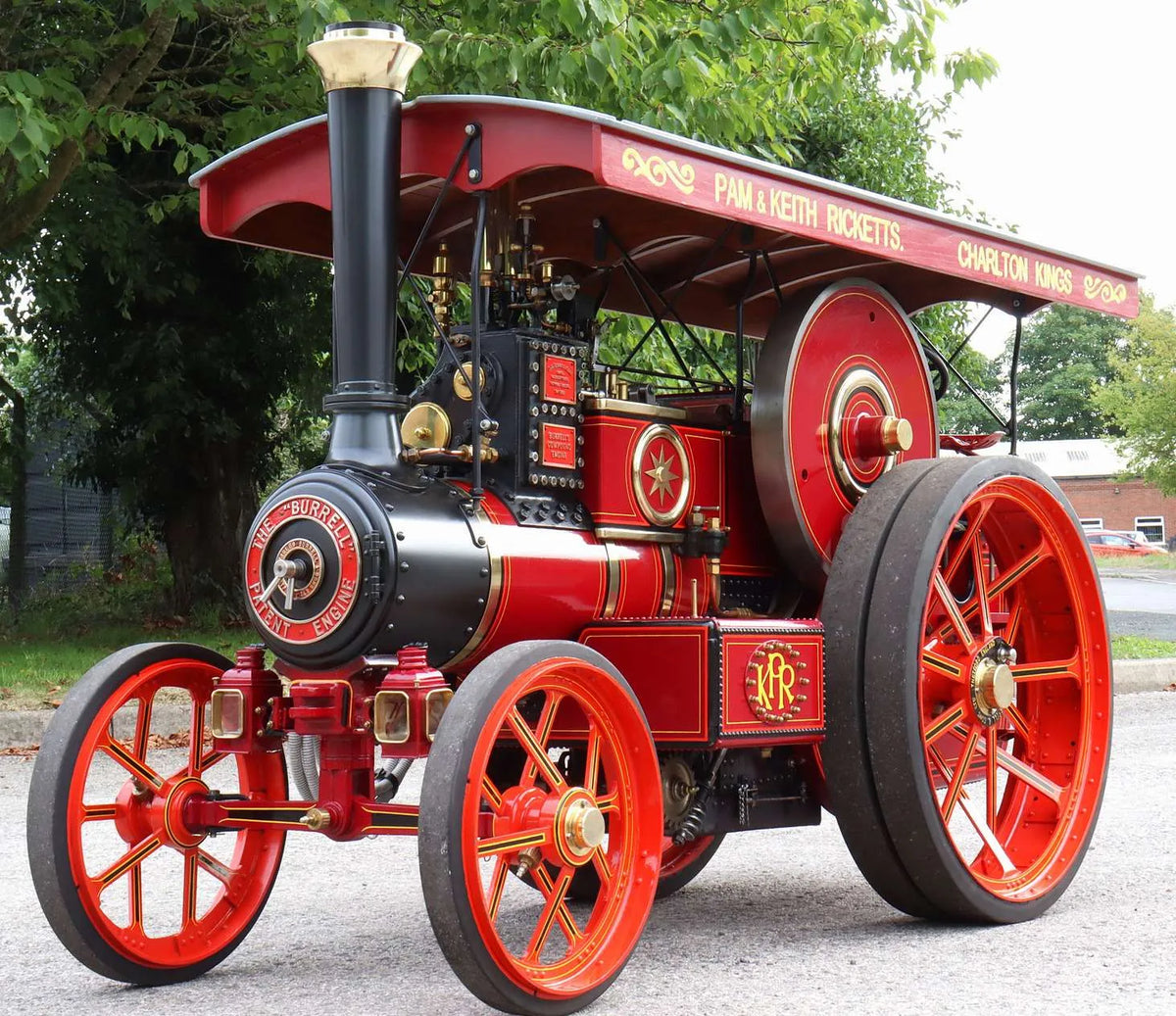 4 inch scale Burrell 6nhp SCC traction engine