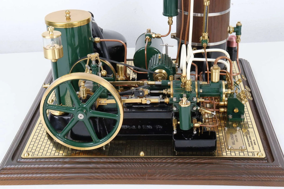 York-Bolton gas-fired steam plant in fitted case