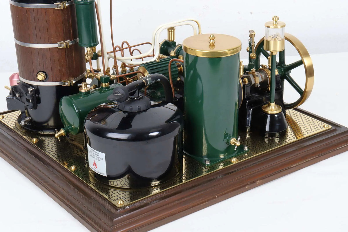 York-Bolton gas-fired steam plant in fitted case