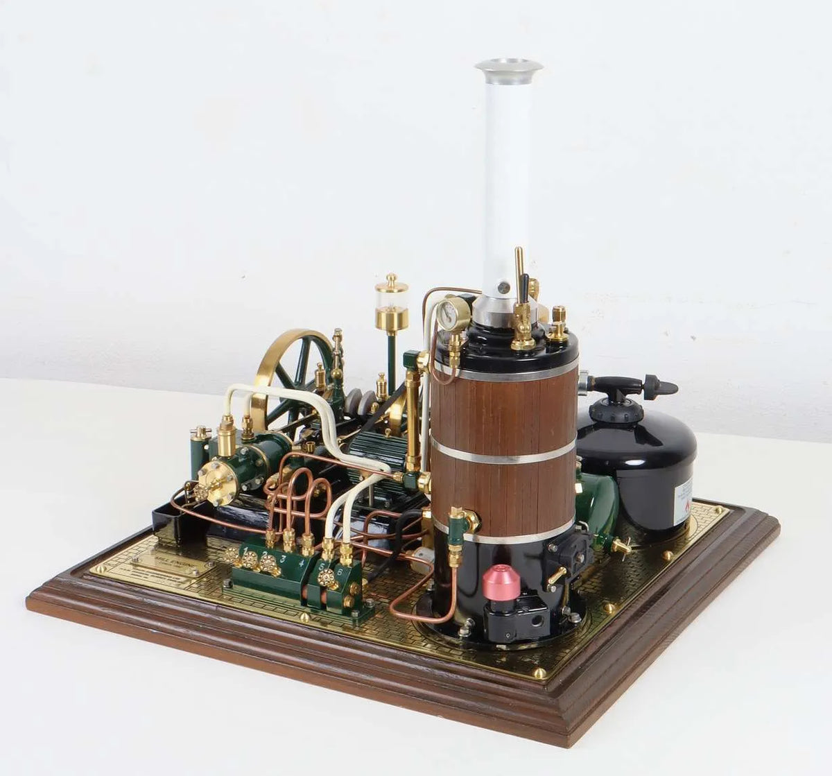 York-Bolton gas-fired steam plant in fitted case