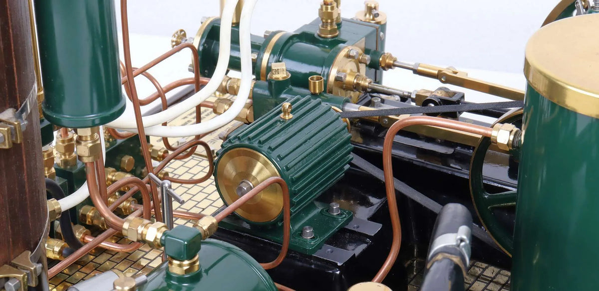 York-Bolton gas-fired steam plant in fitted case
