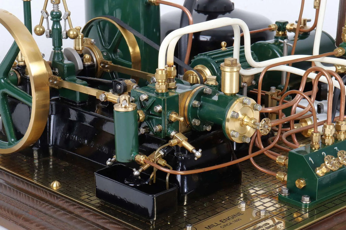 York-Bolton gas-fired steam plant in fitted case