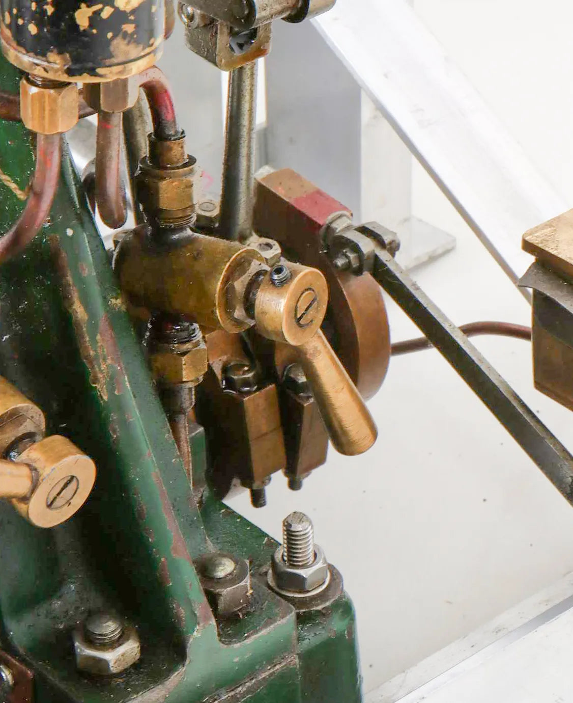 Stuart 5A vertical engine with pump