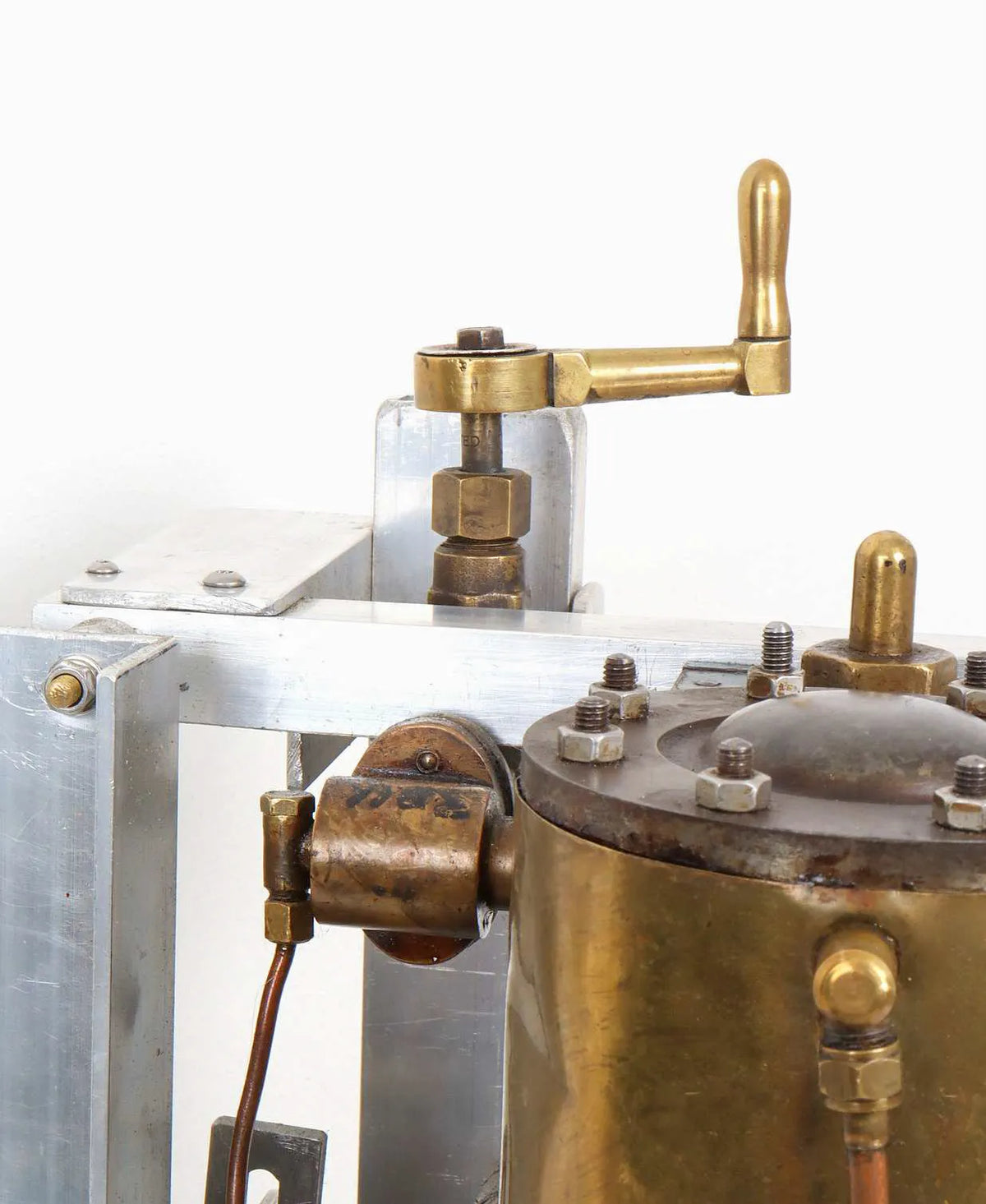 Stuart 5A vertical engine with pump