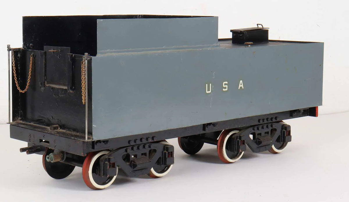 3 1/2 inch gauge US bogie tender