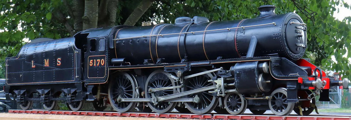 3 1/2 inch gauge LMS Black 5