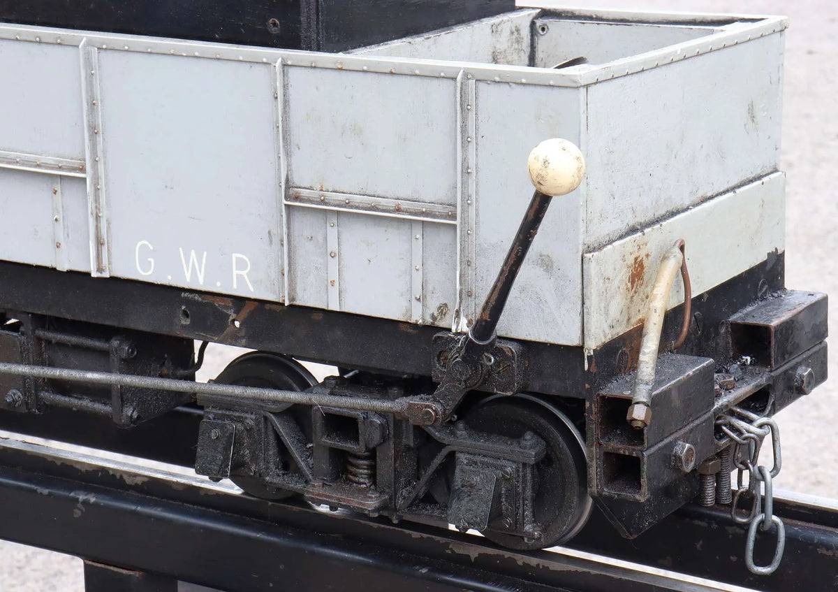 5 inch gauge braked bogie driving truck