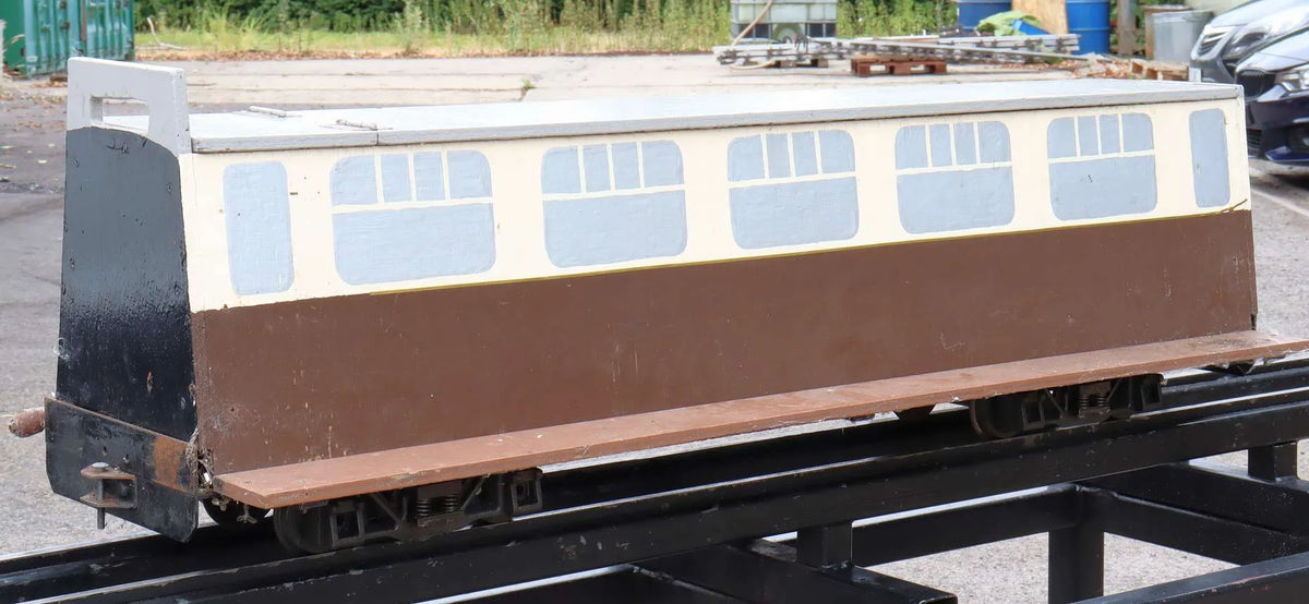 5 inch gauge braked bogie riding truck with footboards